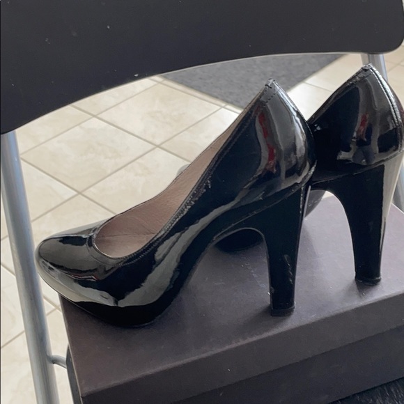 Office Black Patent Shoes UK - Picture 5 of 5